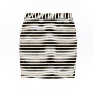Loft Stripe Textured Pencil Skirt Size 2 NWT